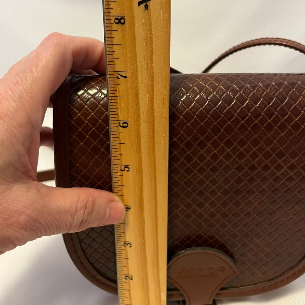 Mundi Dark Brown Saddle Bag Purse - Picture 9 of 10